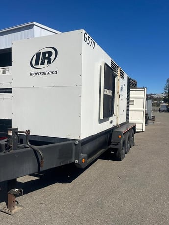 456 KW Ingersoll-Rand, Doosan #G570, rental grade towable diesel generator set, sound attenuated enclosure - Image 2