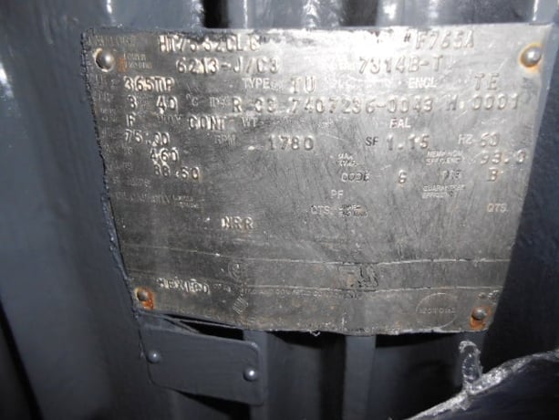75 HP 1800 RPM U.S. Motors, Frame 365TP, TEFC, 460 Volts - Image 5