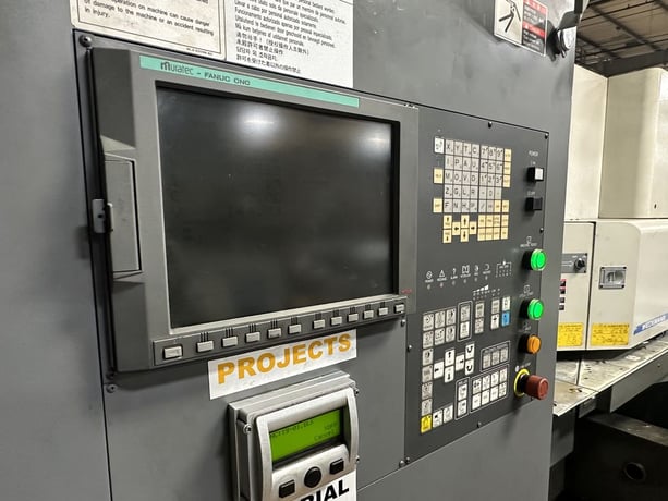 28 Ton, Muratec #Motorum-2558, CNC turret punch, 60" x 120" sheet, 63.8" throat, 46 stations thick style, 2013 - Image 3