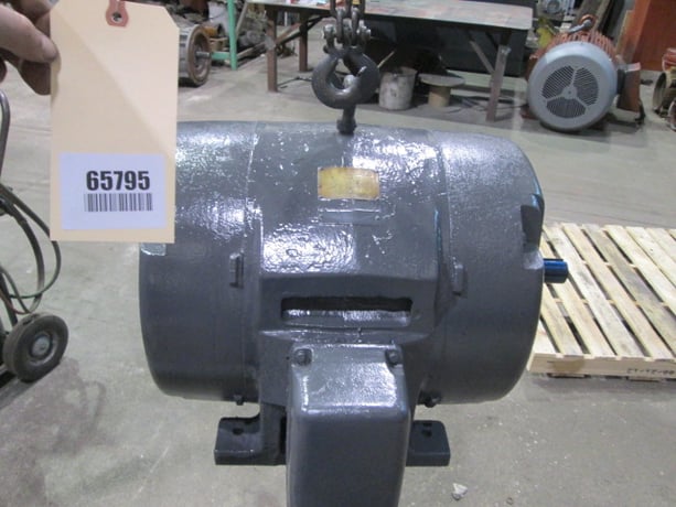 100 HP 1800 RPM General Electric /Lincoln, Frame 444US, ODP, rebuilt, 460 Volts - Image 2
