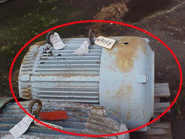 60 HP 1200 RPM Westinghouse, Frame 444US, TEFC, 220/440 Volts - Image 2