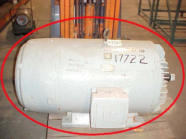 150 HP 900 RPM U.S. Motors, Frame 5008S, TEFC, 460 Volts - Image 1