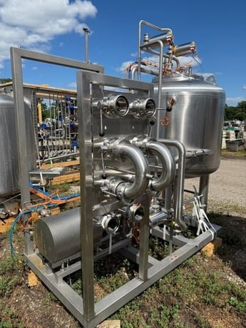 Bucher Denwel #DFP100A-11019, Flash Pasteurizer System, 43.5 psi @ 86°F vessel, Alfa Laval plate & frame - Image 3