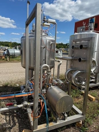 Bucher Denwel #DFP100A-11019, Flash Pasteurizer System, 43.5 psi @ 86°F vessel, Alfa Laval plate & frame - Image 4