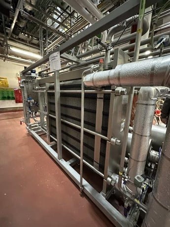 Bucher Denwel #DFP100A-11019, Flash Pasteurizer System, 43.5 psi @ 86°F vessel, Alfa Laval plate & frame - Image 7