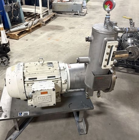 Ross #HSM-430SC, Inline High Shear Mixer, 3" liquid inlet/outlet, 2.5" powder inlet, 30 HP @ 1760 RPM - Image 2