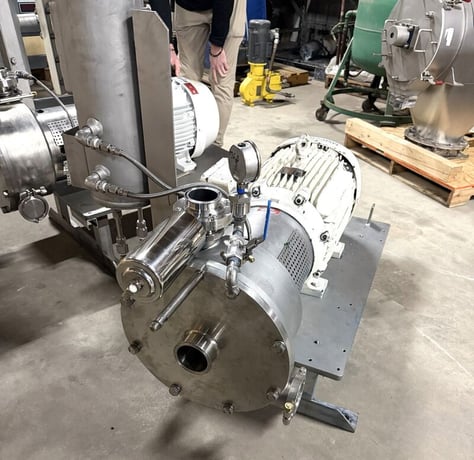 Ross #HSM-430SC, Inline High Shear Mixer, 3" liquid inlet/outlet, 2.5" powder inlet, 30 HP @ 1760 RPM - Image 5