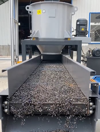 24" Enerpat #ED-600, 24" metal chip wringer/centrifugal separator machine, 7.5 HP, 97% Oil Removal - Image 5