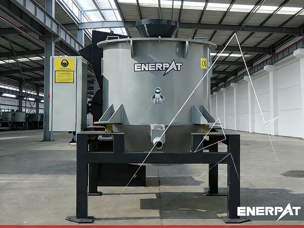 24" Enerpat #ED-600, 24" metal chip wringer/centrifugal separator machine, 7.5 HP, 97% Oil Removal - Image 10