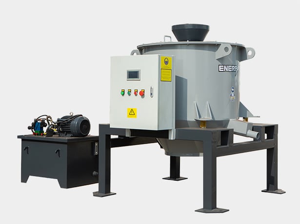 24" Enerpat #ED-600, 24" metal chip wringer/centrifugal separator machine, 7.5 HP, 97% Oil Removal - Image 4