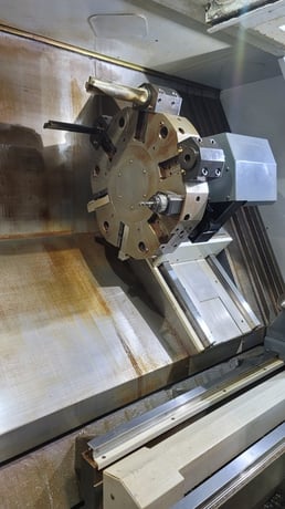 Haas #ST-40, CNC lathe, 34.5" swing, 15" chuck, 4" bar, 44" centers, 12 turret, A2-8, 17" X, 44" Z, 2017 - Image 6