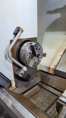 Haas #ST-40, CNC lathe, 34.5" swing, 15" chuck, 4" bar, 44" centers, 12 turret, A2-8, 17" X, 44" Z, 2017 - Image 8