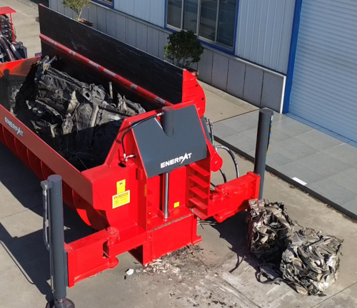 Enerpat #AMB-SCE5000, Mobile Car Logger Baler, 33.5" x 25.6" Bale, 150 Ton Push, 160 HP Cummins, new - Image 4