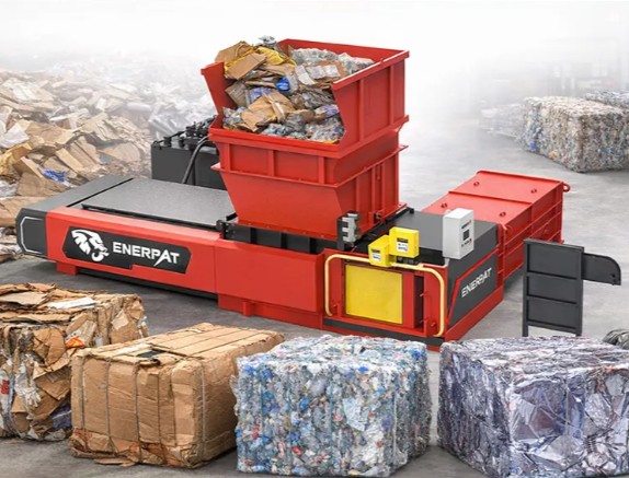 Enerpat, Automatic Two Ram Baler, 62" L x 46.46" width x 30.71" H bale, 74 HP - Image 2