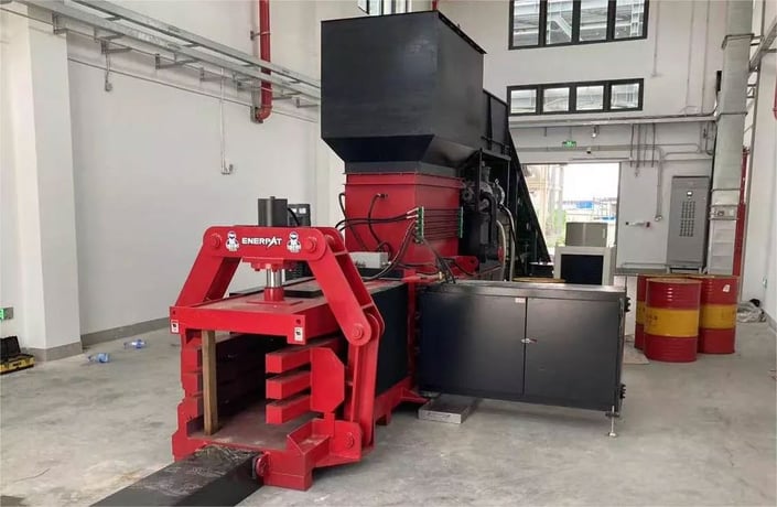 Enerpat #HBA-Series, horizontal autotie baler for Cardboard & OCC, 55-75 HP, Available now, New - Image 5
