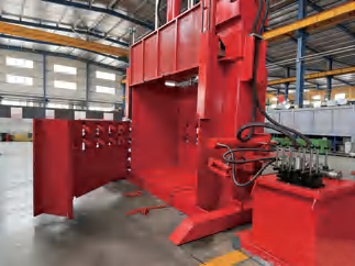 Enerpat #VB-TY, Scrap Tire Baler, 100 - 180 ton press force, 1-1.2 TPH, up to 100 tires/bale - Image 2