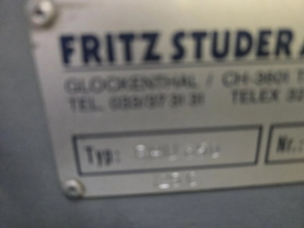 Studer #RHU-650-125C, Universal Cylindrical Grinder - Image 5
