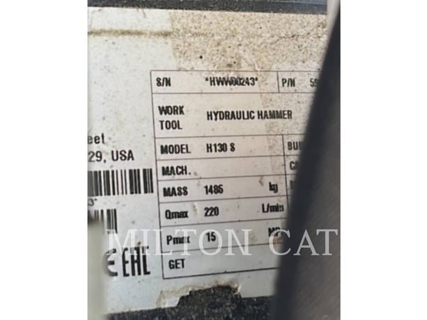 Cat H130S Cutler-Hammer, Hammer, S/N: EQ236554, 2022 - Image 5