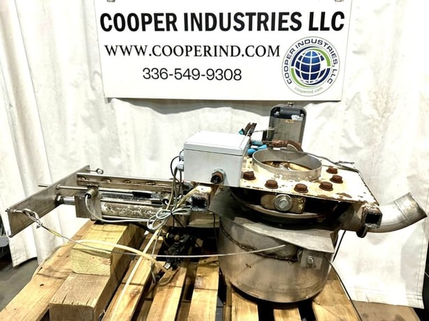 10" Automax, actuated butterfly valve with bulk bag fillter spout, Stainless steel - Image 2