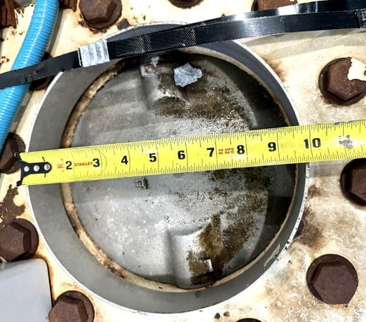 10" Automax, actuated butterfly valve with bulk bag fillter spout, Stainless steel - Image 4