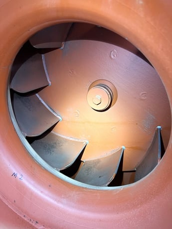 19000 cfm @ 25.3 S.P., Type #KXE063-063030-00, with 150 HP Reitz radial fan, with 100 HP VDF - Image 6