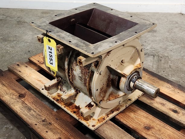 12" x 12" MAC #MD75, rotary airlock feeder, no drive included - Image 3