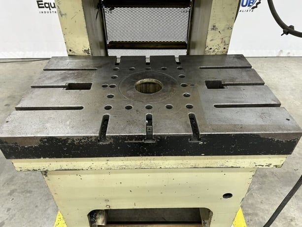 88 Ton, Komatsu #OBS-80-2, OBI mechanical punch stamping press, 5.12" stroke, 13.78" SDAU, 1984 - Image 7