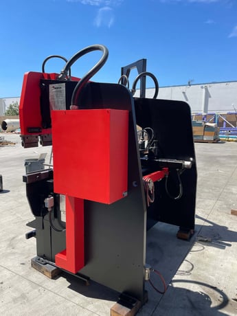 55 Ton, Amada #RG-50, CNC press brake, 6.5'OA, 59.9" between housing, 3.9" stroke, 15.76" throat, 14.6" open - Image 7