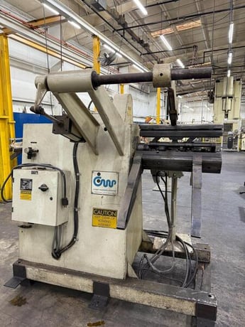 10,000 lb. Cooper Weymouth Peterson #4.5R-24, Centering Reel, 24" max. coil width, 18"-22" mandrel expansion - Image 4
