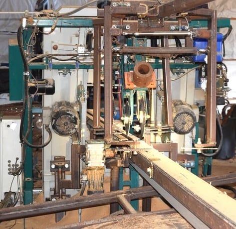 Wood-Mizer #TVS15-USA, Vertical Scragg Mill, 2 bandsaws, 2014, (2 available) - Image 5