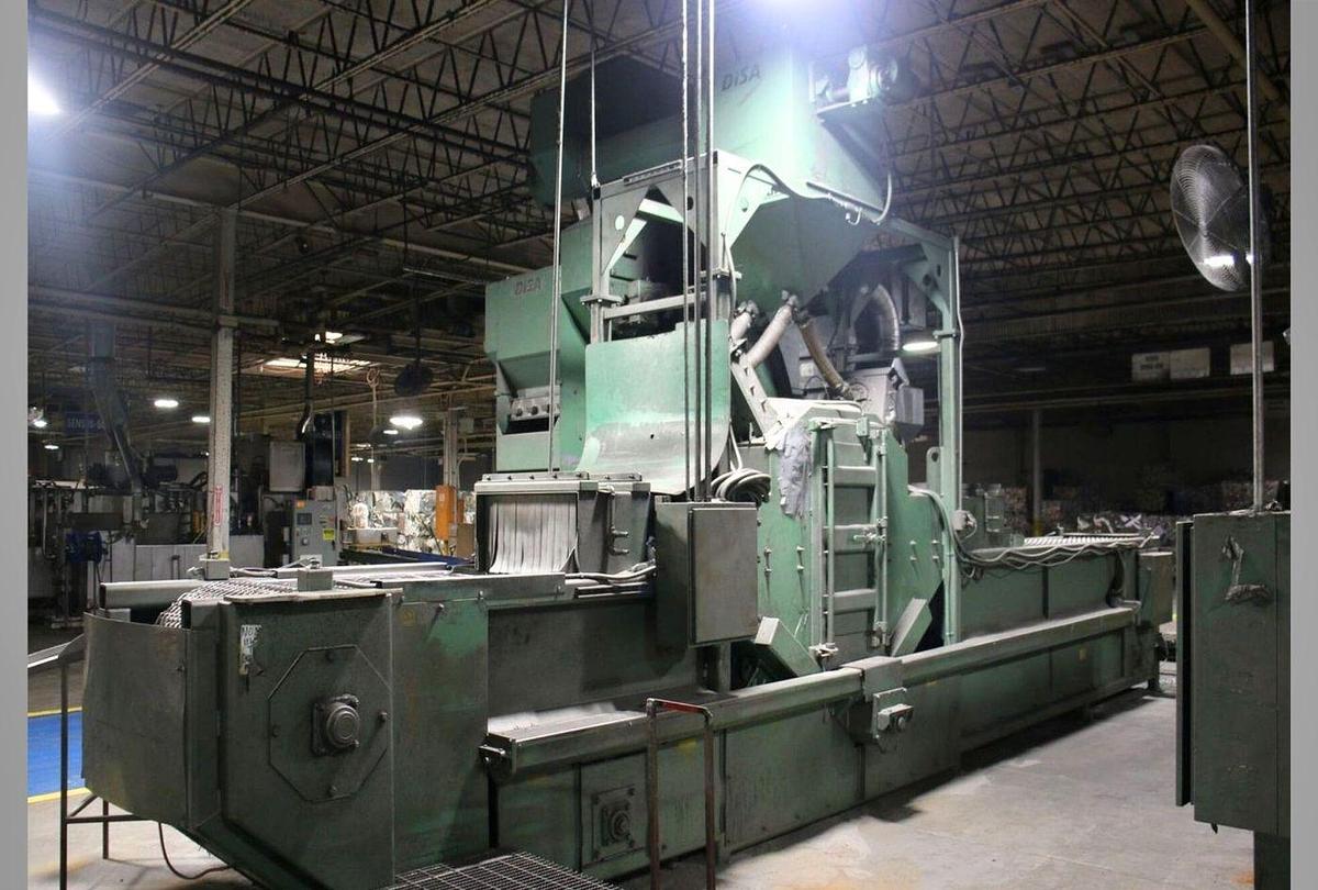 Goff #WM27.5-4-40, Through-Feed Wheel Blast Machine, 24" wide wire mesh belt system, (4) 10 HP wheels, 460 - Image 1