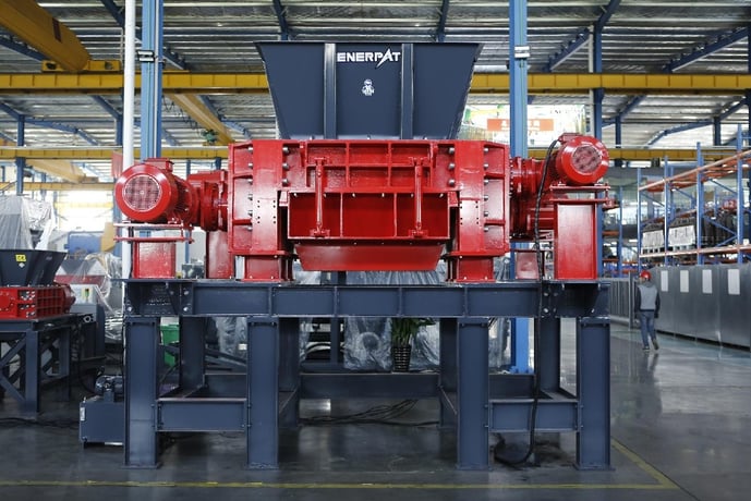 Enerpat #MSC-E1300, Industrial shredder, Four-Shaft/quad Shredder, Heavy Duty for E-Waste & Metal, Never Used - Image 1