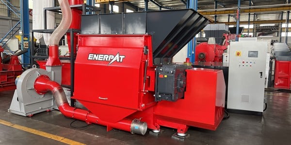 Enerpat #MSA-F, Single Shaft Shredder for plastic, wood, 0.3-10 t/h, 24-59" Shredding Chamber, 25-100 HP - Image 8