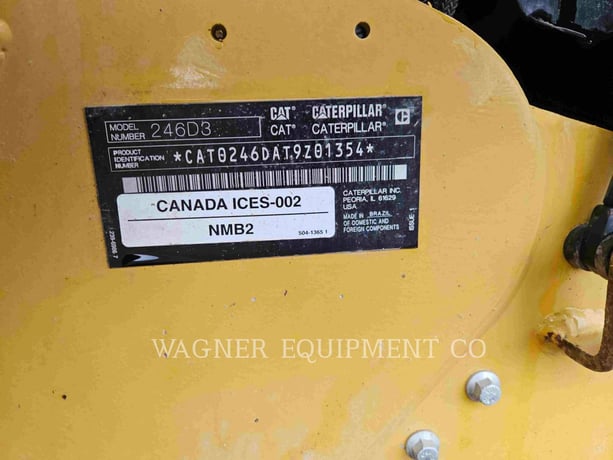 Cat 246D3, Skid Steer Loader, 274 hours, S/N: T9Z01354, 2024 - Image 6
