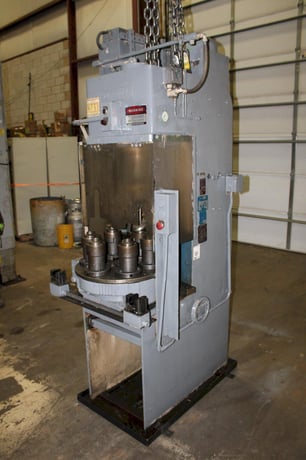 10 Ton, Denson, hydraulic press, 12" stroke, 30" daylight, 8" throat, 3.625" cylinder bore, 2.5" ram - Image 1