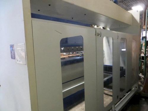 250 Ton, Primeline #S250B12, CNC servo hydraulic press brake, 12' overall, 124" between housing, 2016 - Image 9