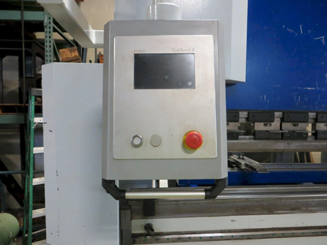 250 Ton, Primeline #S250B12, CNC servo hydraulic press brake, 12' overall, 124" between housing, 2016 - Image 7