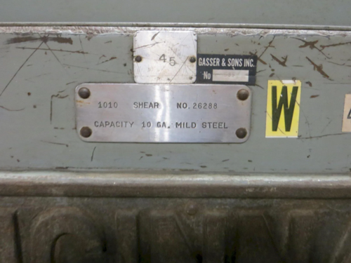 10 gauge x 10' Cincinnati #1010, mechanical power shear, 5 HP, 65 SPM, 24" Back Gauge - Image 7