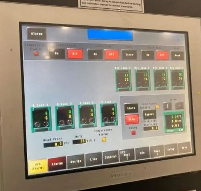 1.5" Davis Standard, Duplex Hose Extrusion Line, (2) cold feed rubber extruders, (2) 10 HP motors, 1775 RPM - Image 10