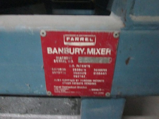 Farrel #OOC-4.6L, Lab Banbury Mixer, 4.6 Liter, 40 HP General Electric DC drive, 1750 RPM, 480 Volt - Image 2