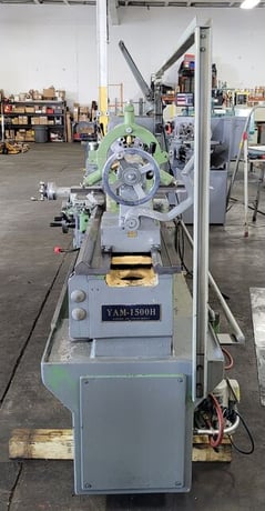 22" x 60" Yam #1500H, heavy duty geared engine lathe, 10" 4-jaw chuck, 2.3" bore, 10 HP, 1500 RPM, tailstock - Image 3