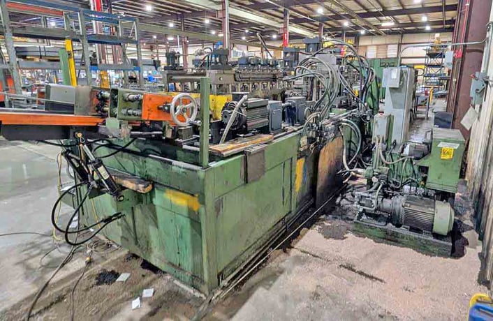 24" x .25" CRP, Cut-To-Length line, 7500 lb., 50 FPM, mandrel uncoiler, hydraulic expansion, 9 roll - Image 2