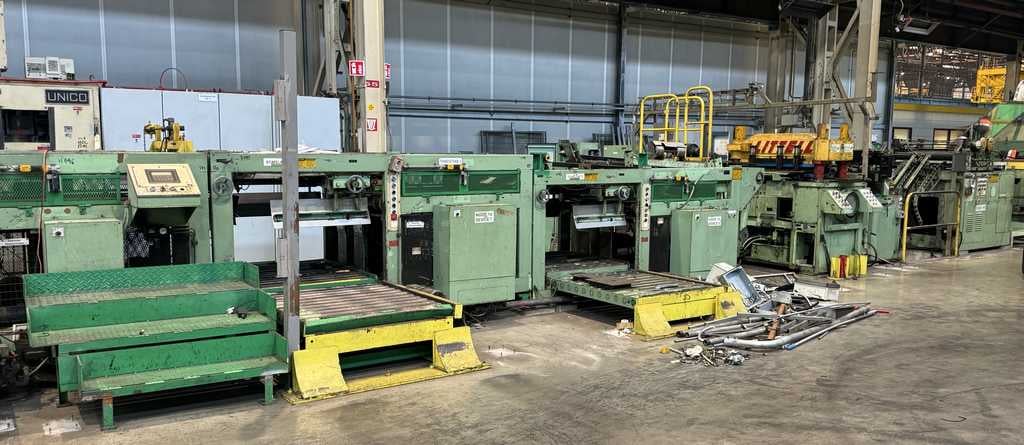 40" x 0.019" Littell #LM2E, Cut-To-Length line, 30000 lb., hydraulic expansion, 328-390 FPM - Image 1