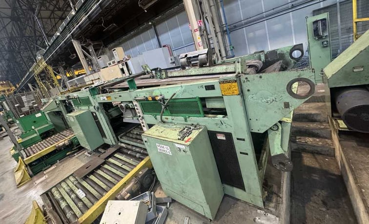 40" x 0.019" Littell #LM2E, Cut-To-Length line, 30000 lb., hydraulic expansion, 328-390 FPM - Image 10