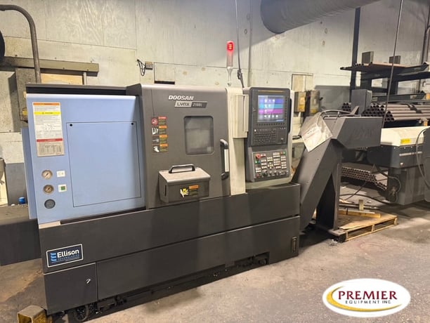 Daewoo Doosan #Lynx-2100LB, CNC lathe, Fanuc i Series Plus Control, 23.6" swing, 2.6" bar, collet chuck, 2020 - Image 1