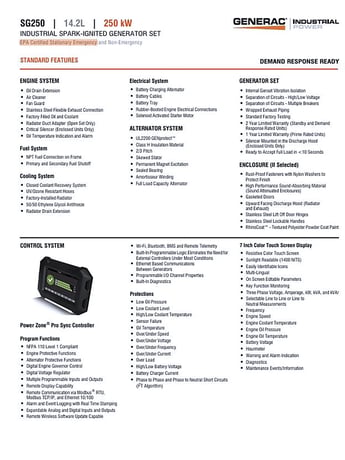 250 KW Generac Power Systems #SG250, diesel generator set, 2020 - Image 8