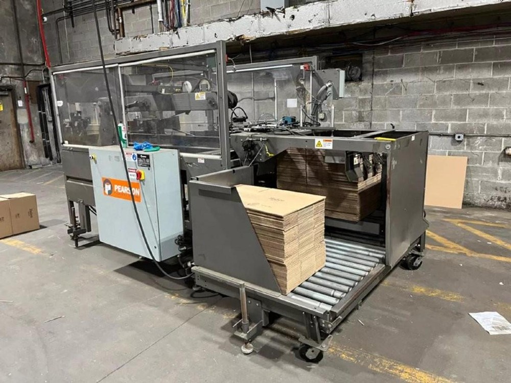 Pearson #R235T, Case Erector, 2" bottom tape, up to 35 cases/minutre - Image 1