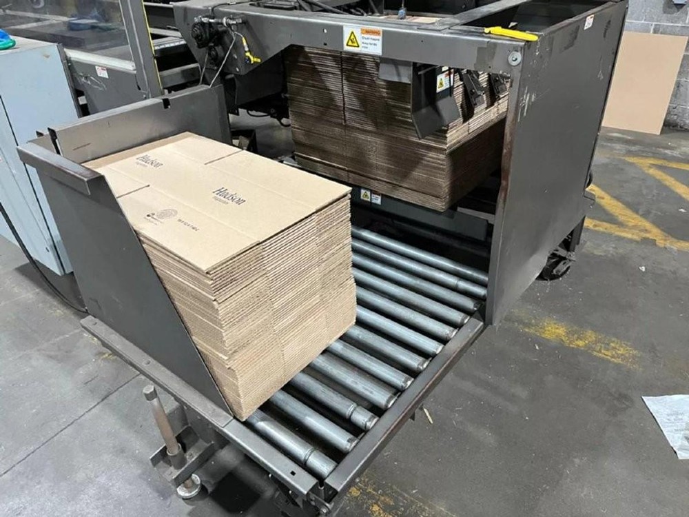 Pearson #R235T, Case Erector, 2" bottom tape, up to 35 cases/minutre - Image 7
