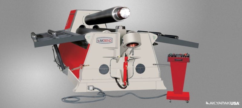 Akyapak #AHK, Pyramid Plate Roll Machine, 3-Roll - Image 2