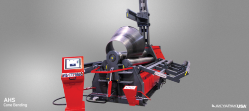 Akyapak #AHS, 4-Roll Plate Rolls, 2-200 mm Plate thickness, 12000 mm Plate width - Image 1